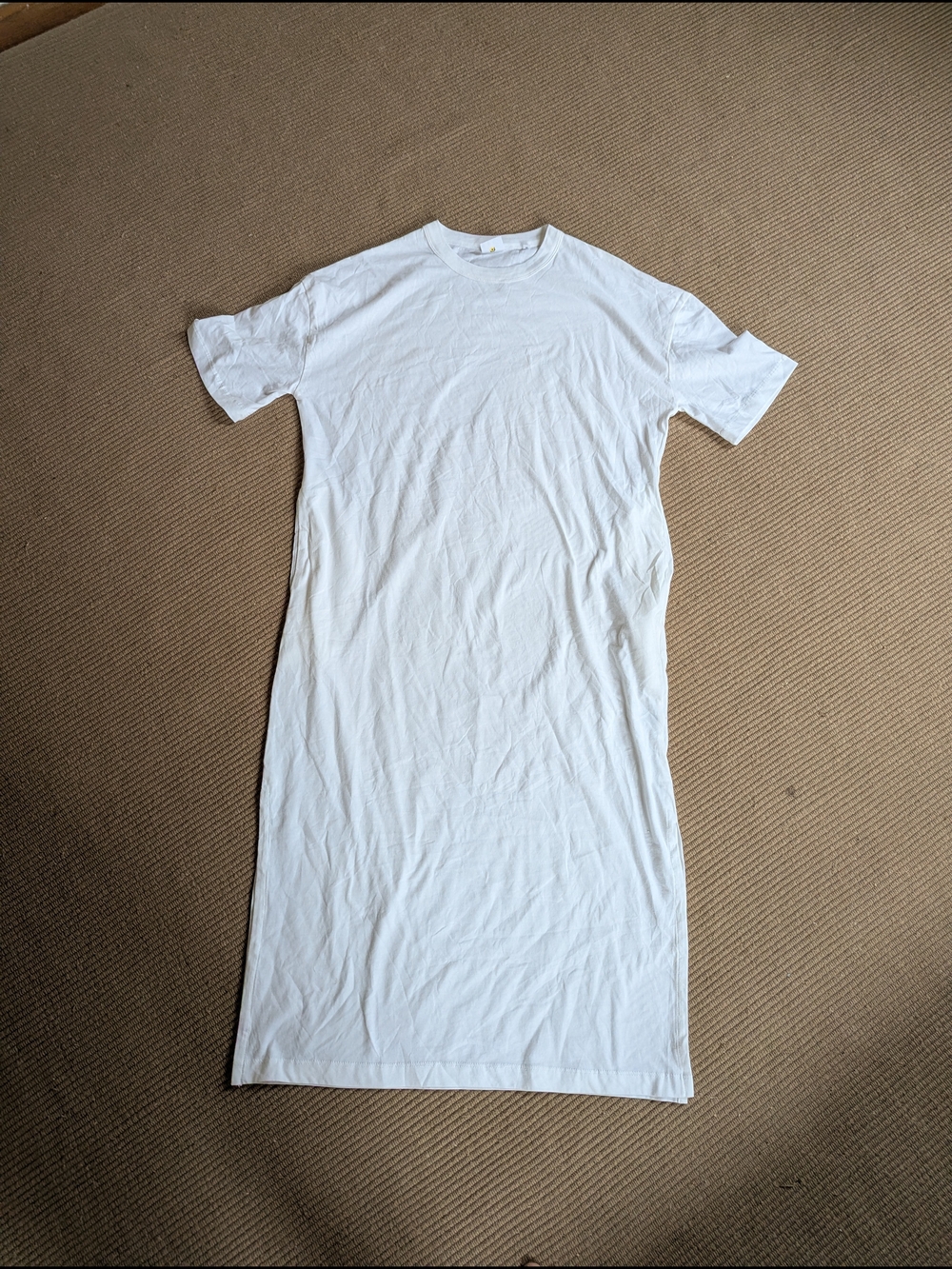 KOTN Short Sleeved Midi Cotton Tshirt Dress